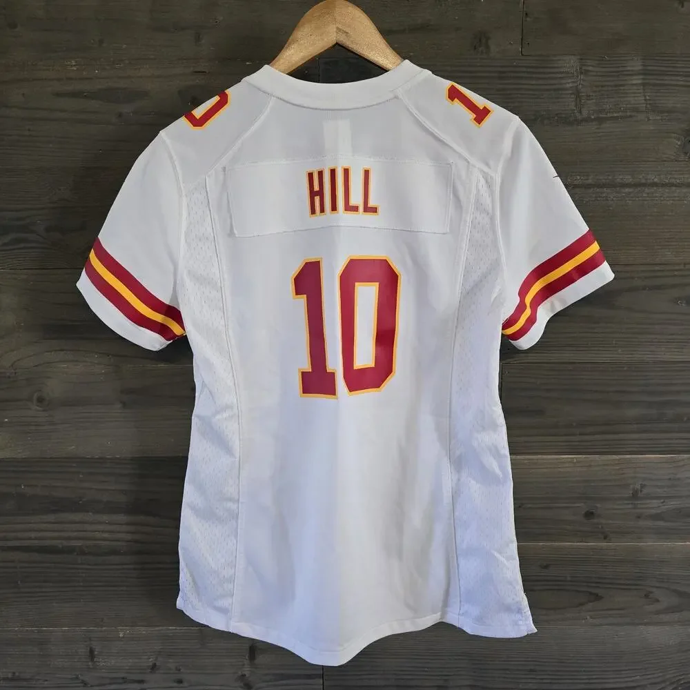 Nike Kansas City Chiefs Tyreek Hill #10 Women's Medium White NFL On Field Jersey